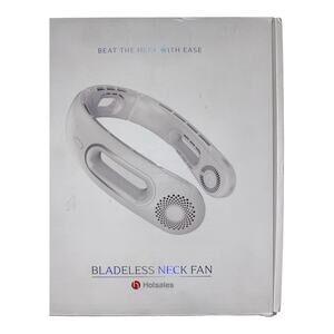 Hotsales Neck Fan, Hands Free Bladeless Fans Portable Rechargeable Black